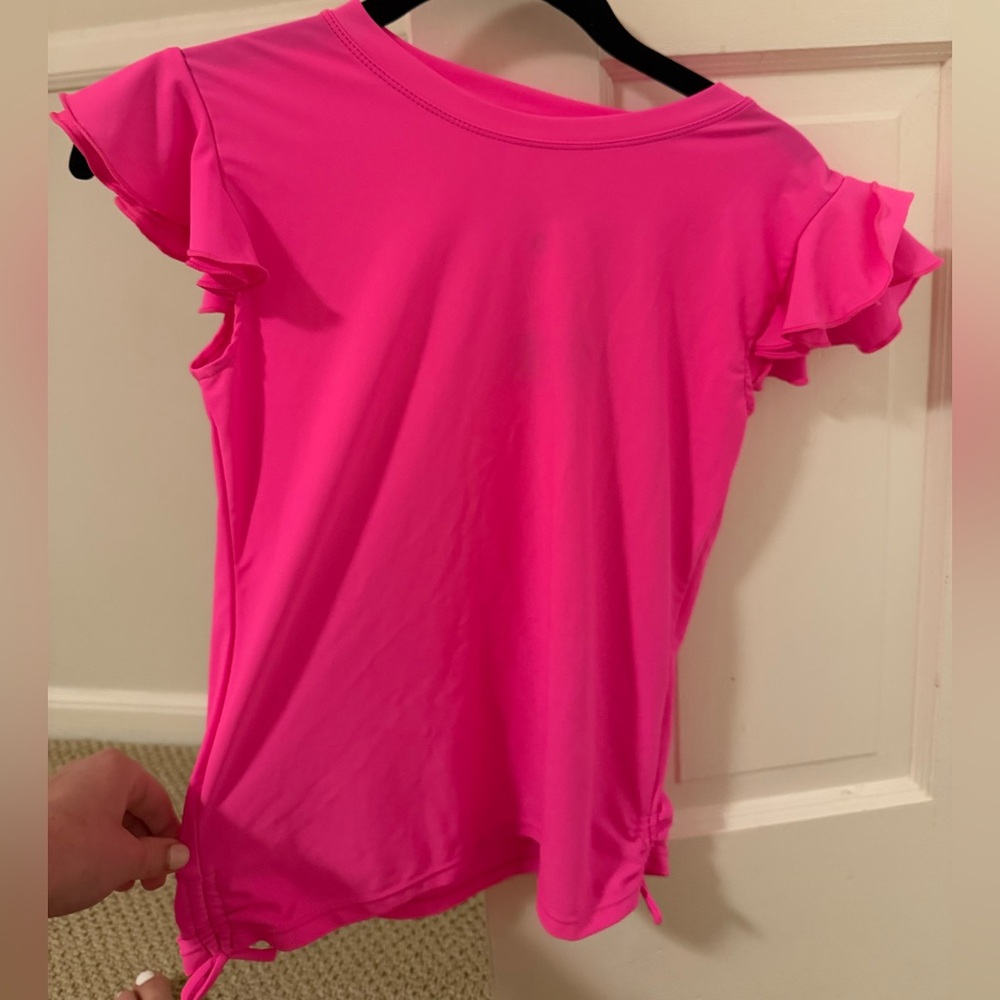 Snapper Rock Vibrant Pink Swim Top NEVER WORN